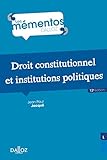 Droit Constitutionnel Et Institutions Politiques (m%C3%A9mentos)