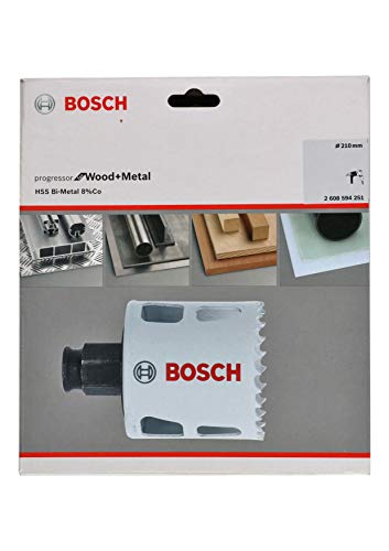 Bosch Professional Progressor for Wood and Metal Lochsäge (für Holz und Metall, Durchmesser 210 mm, Bohraufsatz)