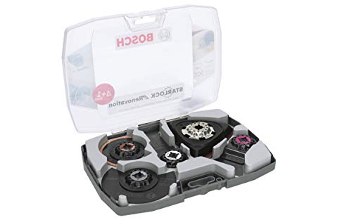 (-52%) Bosch 5 tlg. Starlock Multitool Set für Renovierungsarbeiten (für Holz, Metall, Multimaterial und abrasive Materialien, Sägen und Schleifen, Professional Zubehör Multifunktionswerkzeug)