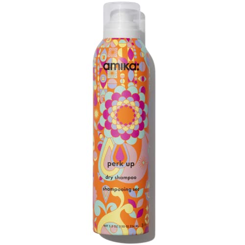 amika perk up talc-free dry shampoo | refreshes roots with a voluminous ‘oomph’ between washes, no white residue, abs...