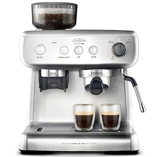 Sunbeam Barista Max | Espresso, Latte and Cappuccino Coffee Machine | 2.8L Water Tank |...