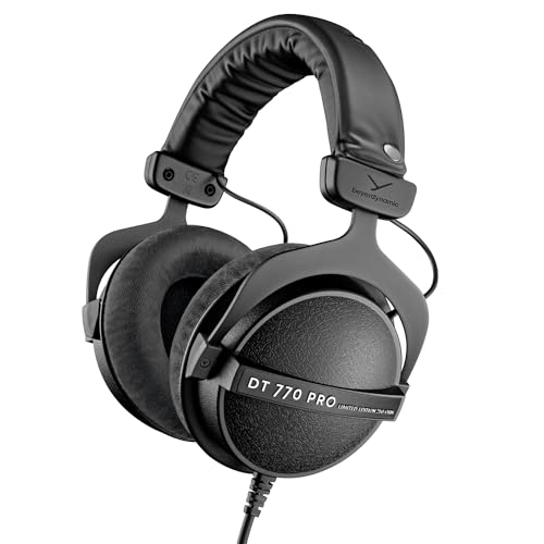 beyerdynamic DT 770 Pro 250 ohm Professional Studio Headphones (Limited Black Edition)