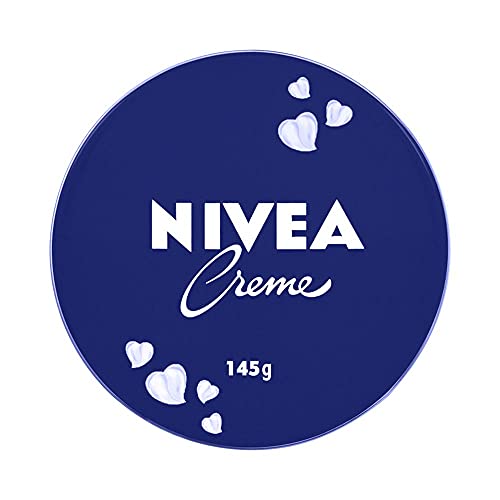 NIVEA Creme Hidratante Lata 145g, Hidratação Profunda 24h, Corporal, Uso Diário, Multibenefícios, Todas as Peles