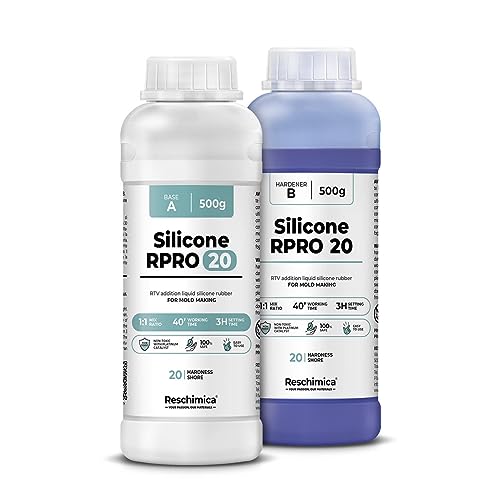 Silicone Rubber Mold Making, Platinum Liquid Silicone, 1:1 Mixing Ratio