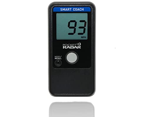 Pocket Radar Smart Coach Speed Gun for Baseball, Softball, Cricket - Accurate Pitching & Sports Speed Measurement, Portable Baseball Radar Gun Compatible with Pocket Radar App (iOS/Android)