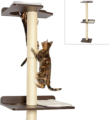 PetFusion Ultimate Cat Climbing Tower 76.8" Modern Design