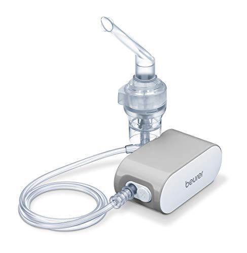 (-26%) Beurer IH 58 Inhalator mit Kompressor-Drucklufttechnologie, leise, klein und leicht, zur Behandlung der oberen und unteren Atemwege mittels Verneblung von flüssigen Medikamenten