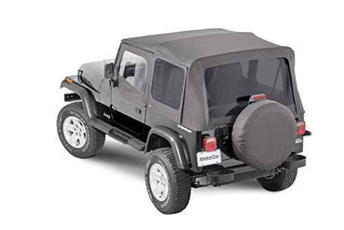 MasterTop Premium Replacement Soft Top with Tinted Windows for 88-95 Jeep Wrangler YJ