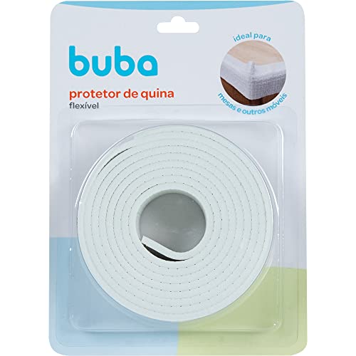 Protetor de Quina e Borda Flexível em Rolo Branco - Buba
