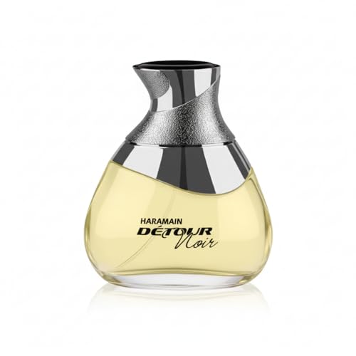 Al Haramain Detour Noir Eau de Perfume Spray for Unisex, 3.33 Ounce