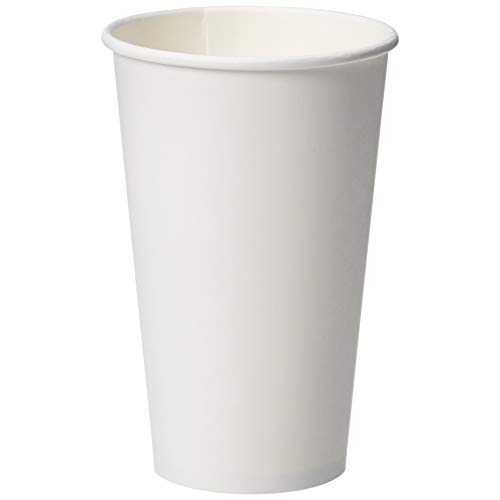 Amazon Basics 16 oz. Hot Paper Cup, Compostable, Pack of 500
