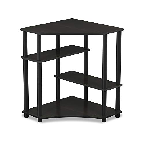 Furinno TURN-N-TUBE Desk, Gaming Desk with Shelves, Corner Computer Desk with Shelves, Office Desk, Space Saving, For Ho