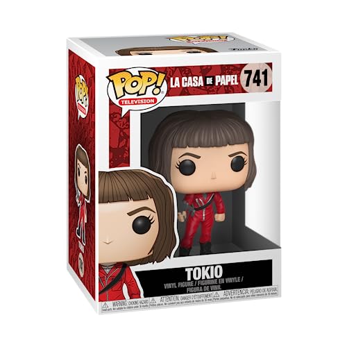 Funko Pop! Vinyl: Television: Money Heist: Tokio with Mask Chase - la CASA de Papel - Figurine en Vinyle à Collectionner - Idée de Cadeau - Produits Officiels - Jouets pour Les Enfants et Adultes