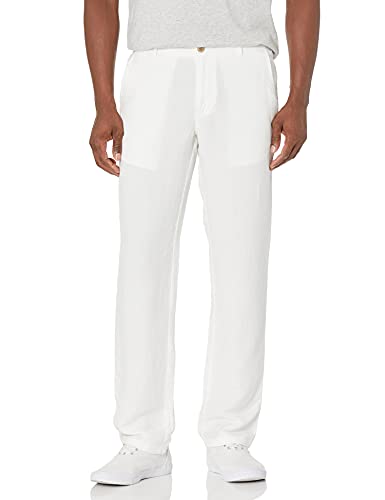 Amazon Essentials Men's Slim-Fit Flat-Front Linen Pant