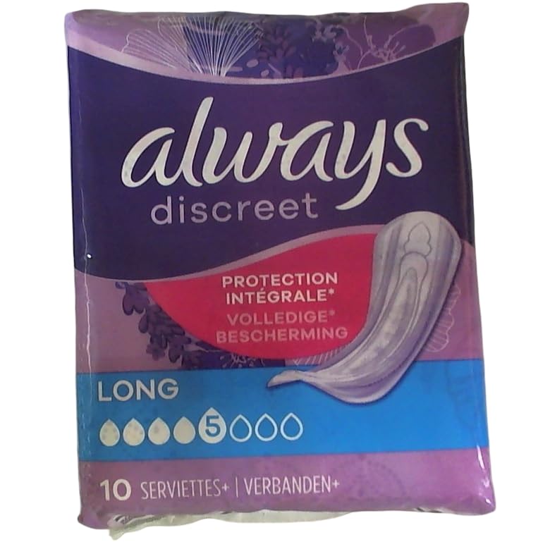 (-18%) Always Discreet Einlagen Long Monatspaket 80 Einlagen, 8x10 Stück