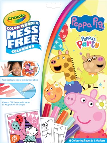 Crayola Peppa Pig Color Wonder Activity Set, Mess Free Peppa Pig Coloring Pages for Toddlers, Peppa Pig Toys, Toddler Gifts