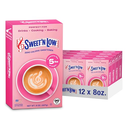 Sweetn Low Zero Calorie Bulk Sweetener 8 Oz Box 12 Pack Granulated
