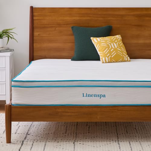 Linenspa Memory Foam and Innerspring Hybrid Mattress Best on a While similar caliber mattresses come