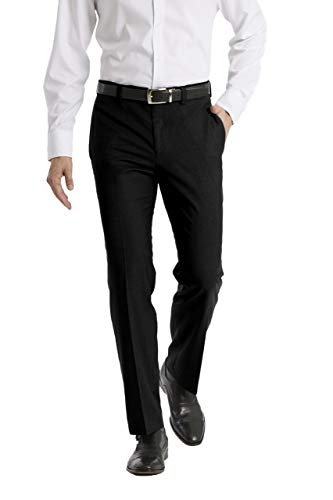 Calvin Klein Men's Modern Fit Dress Pants | Suit Pants for Men | Performance Stretch Fabric, Flat Front, Ready-to-Wear, Multiple Colors