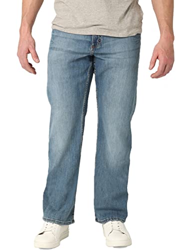 Wrangler Authentics Men's Relaxed Fit Boot Cut Jean, Riptide, 32W x 30L
