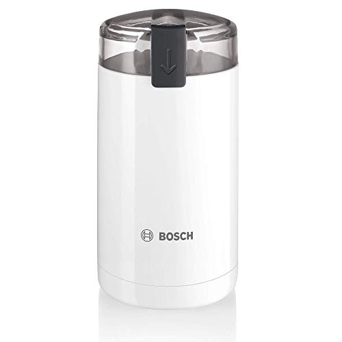 (-38%) Bosch Kaffeemühle TSM6A011W, Edelstahl-Schlagmesser, Sicherheitsfunktion, 180 W, 75g Bohnenbehälter, elektrisch, weiß