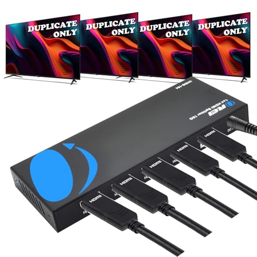 OREI UHDS-104 4K 60Hz 1-in-4-Out HDMI Splitter