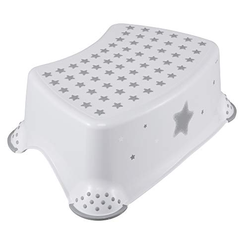 (-25%) keeeper Stars Tritthocker, Ab ca. 3 bis ca. 14 Jahren, Anti-Rutsch-Funktion, Tomek, Weiß