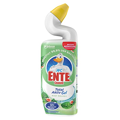 (-27%) WC ENTE Total Aktiv Gel, Flüssiger WC Reiniger antibakteriell, Toilettenreiniger, Mint Melody, 1er Pack (1 x 750 ml)