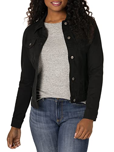 Riders by Lee Indigo Women's Denim Jacket, Black, X-Large