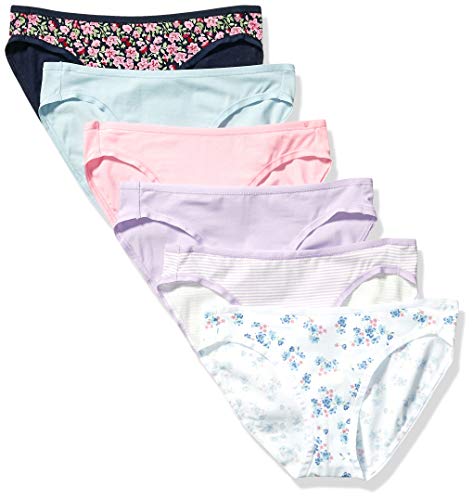 Amazon Essentials Women's 6-Pack Stretch Cotton Brief