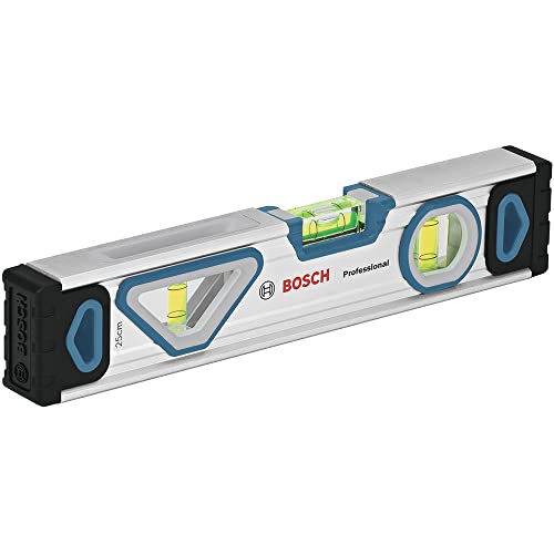 (-59%) Bosch PRO Wasserwaage 25 cm mit Magnet System (rundum ablesbar, Aluminium-Gehäuse, robuste Endkappen) - Amazon Exclusive