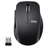 人気急上昇の商品3 - エレコム ワイヤレスマウス 静音 5ボタン Mサイズ ブラック M-FBL01DBXSBK : パソコン・周辺機器