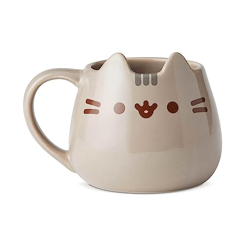 Enesco 6002676 Name is Mud “Pusheen Sculpted Mug, 16 oz., Multicolor