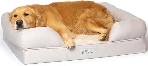 PetFusion Ultimate Dog Bed Orthopedic Memory Foam Waterproof Liner