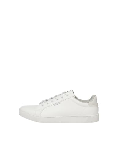(-38%) JACK & JONES Herren Jfwtrent Pu Bright White 19 Noos Sneaker, Bright White, 45 EU