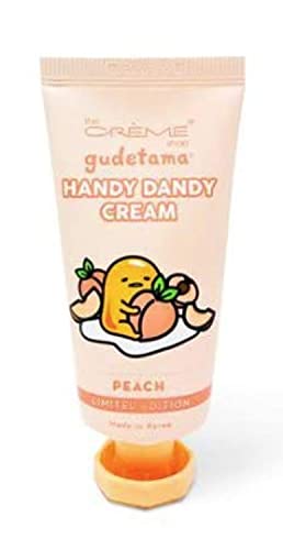 The Crème Shop Korean Cute Scented Pocket Portable Soothing Advanced Must-Have on-the-go x Sanrio Hello Kitty Handy Dandy Cream (Peach)