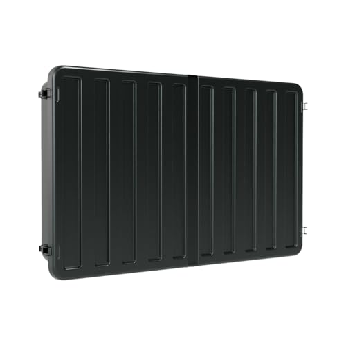 Outdoor TV Hard Cover Weatherproof Protection for Television - Mounts Right on The Wall - TV Wall Mounting Bracket Included … (45-55 inch), Black