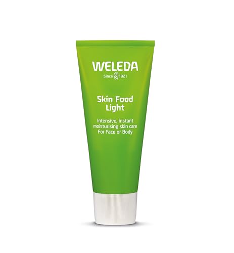 Weleda Skin Food Light Nourishing Body Cream 2.5 Fluid Ounce, Plant Rich Hydrating Moisturizer with Chamomile, Calendula and Pansy