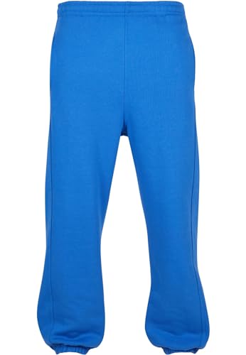(-29%) Urban Classics Herren Trainingshose Sweatpants, Jogginghose für Männer, Straight Leg, Reißverschlüsse an den Beinabschlüssen, 4XL, royal