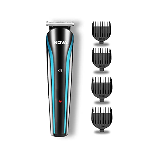 NHT 1073 USB Rechargeable and Cordless: 60 Minutes Runtime Professional Hair Clipper for Men, Blue