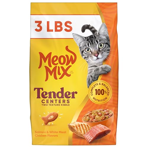 Meow Mix Tender Centers Salmon and Chicken Dry Cat Food