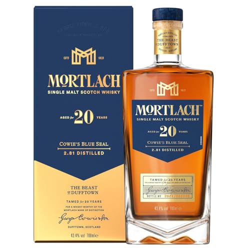 ⚡ BLITZDEAL (-34%) Mortlach 20 Jahre | Single Malt Scotch Whisky | Aromatischer | handgefertigt in der schottischen Speyside | 43,4% vol | 700ml Einzelflasche |