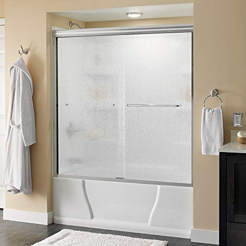 Delta Shower Doors Classic Semi-Frameless Traditional Sliding Bathtub High-quality Build A simple
