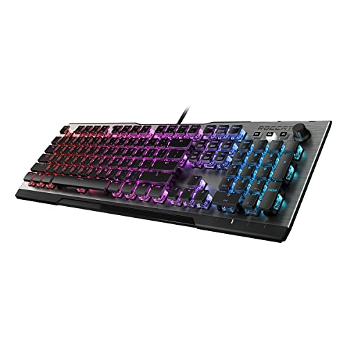 ROCCAT Vulcan 100 AIMO Mechanical PC Gaming Keyboard Slim & Solid A slimmer gaming keyboard with