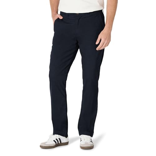 Amazon Essentials Men's Athletic-Fit Casual Stretch Chino Pant (Available in Big & Tall), Black, 36W x 32L