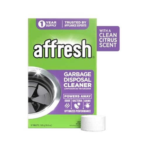 Affresh Garbage Disposal Cleaner, Removes Odor-Causing Residues, 9 Tablets [3 Pack]