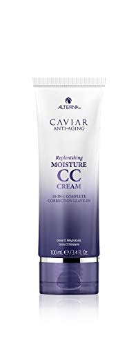 Alterna Haircare CAVIAR Anti-Aging Replenishing Moisture CC Cream, 3.4 Fl Oz |10-in-1 Hair Protection & Treatment Cream | Nourishes, Restores & Hydrates