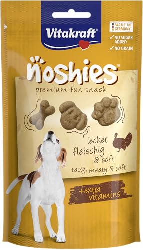 (-20%) Vitakraft Noshies, Hundeleckerli, Hundesnack weich, mit Truthahn (1x 90g)