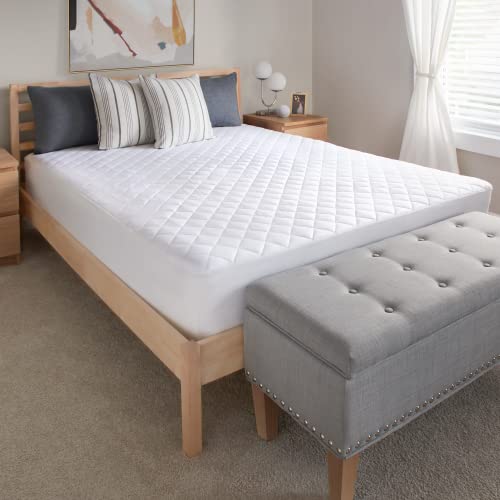Sealy Luxury 100% Cotton Fitted Mattress Pad Trusted Brand A plush, cozy option, this mattress pad