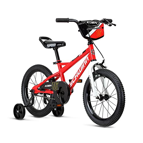 Schwinn Elm and Koen Bike or Balance Bike, 12-20 Inch Bike for Kids Ages 2-13, Black, Blue, Red, Teal, Pink or Purple, SmartStart Ergonomic Design, Adjustable Seat Grows with Child, Training Bicycle